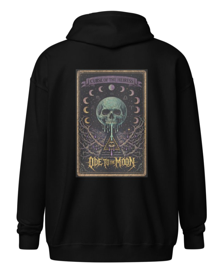 Ode to the Moon Zip-Up Hoodie (back)